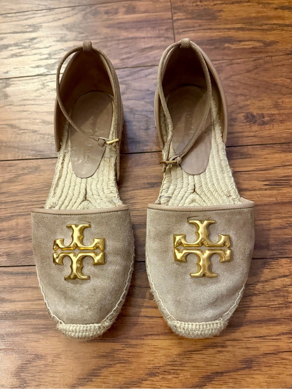 Tory Burch Suede Espadrille Flats